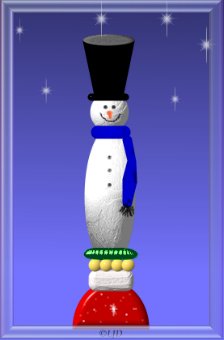 Pillar Snowman